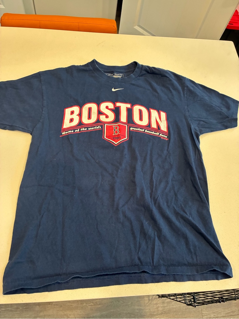 Nike Boston Red Sox T-Shirt With Big Front And Back Print